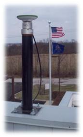 antenna with flag